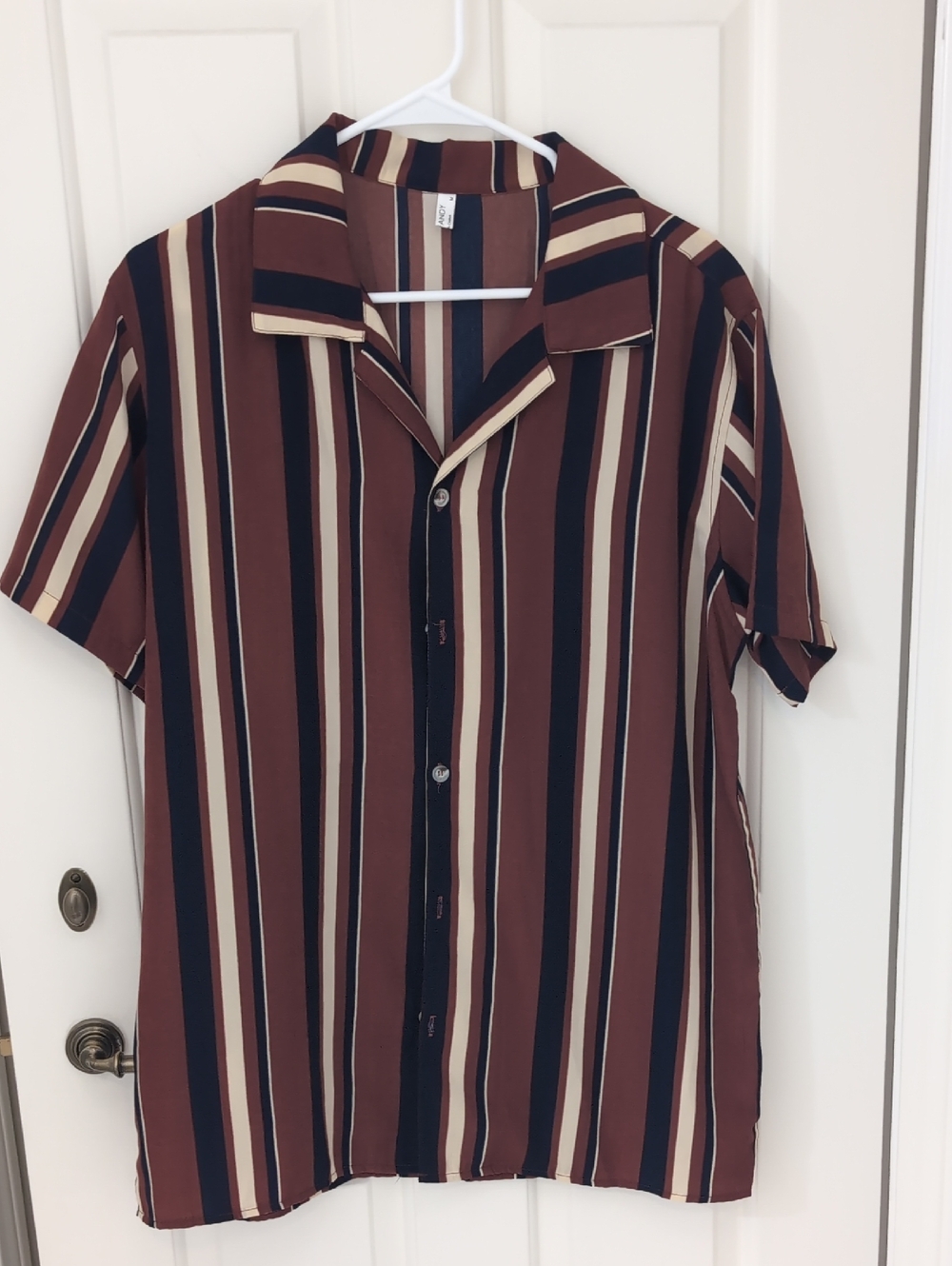 Coofandy Men Casual Stripe Lightweight Summer Shirt - Medium